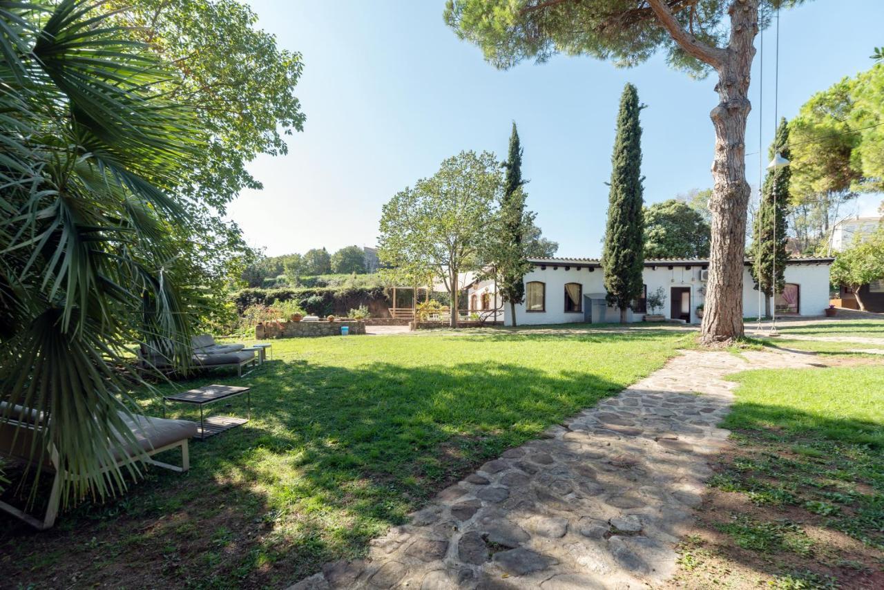 Masia Can Manent Del Bosc S XVIII Santa Eulalia de Ronsana ภายนอก รูปภาพ